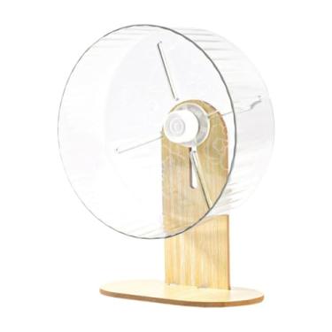 Imagem de FashionCha Roda Silenciosa para Hamster, Brinquedo de Corrida, Gaiola Resistente, Acessórios, Roda de Exercícios para Outros Animais Pequenos, Gerbilos, Ratos, Claro