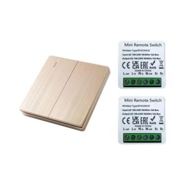 Imagem de Painel De Parede Com Interruptor De Luz Inteligente Sem Fio RF 433Mhz 