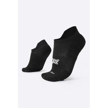 Imagem de Meia para Corrida HUPI Running Pro Invisível 1 Par, Cor: Preto, Tamanho: Plus 42-46