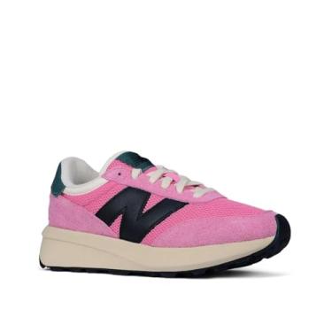 Imagem de New Balance Tênis unissex adulto 370, Rosa verdadeiro/fantasma, 36/37 BR