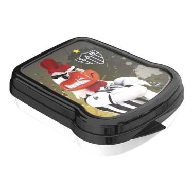 Imagem de Sanduicheira De Plástico Com Tampa Fixa Atlético Mineiro