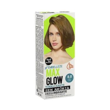 Imagem de Tintura Tonalizanre Max Glow 8.0 Louro Claro - Embelleze
