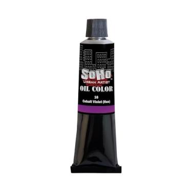Imagem de Soho Urban Artist Tinta a óleo - tonalidade violeta cobalto, tubo de 170 ml - Cores a óleo mais valiosas para pintura, excelente carga de pigmento