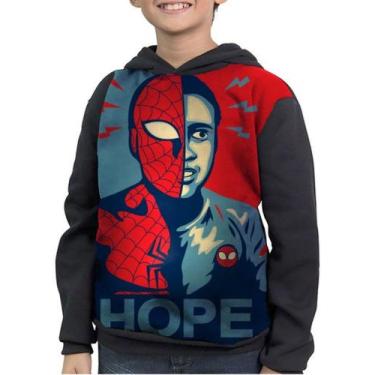 Imagem de Casaco Moletom Infantil Miles Morales Spider-man - smoke, Preto, 3