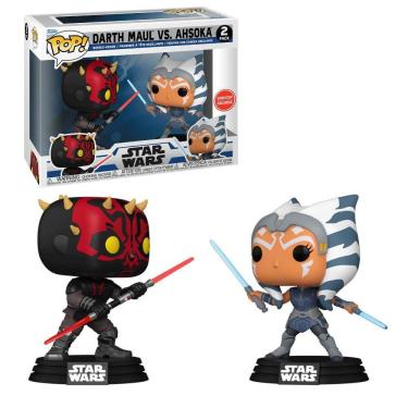 Imagem de Funko Pop Star Wars Darth Maul vs Ahsoka 2-Pack