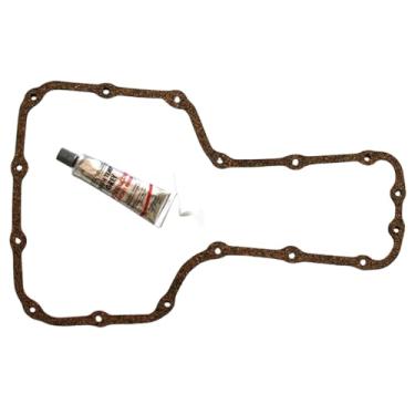 Imagem de Junta de cárter de óleo do motor compatível com 2000-2005 para Toyota Celica 1.8L; 1998-2008 para Toyota Corolla 1.8L; 2003-2008 para Pontiac Vibe 1.8L, OE# OS30705C, OS32248