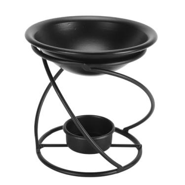 Imagem de QANYEGN Aquecedor de cera de queimador de óleo de metal, aquecedor de óleo essencial de vela, difusor de aquecedor de vela de condução de calor rápida para sala de estar em casa e (B)