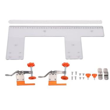 Imagem de Pissente Gabriel de Aluguel Incorporado, Gabinete Sem Jiga de Entalhe para Puxador Modelo Sem Puxador Com Escalas Gravadas Grampos de Mola para Instalação de Porta de Armário