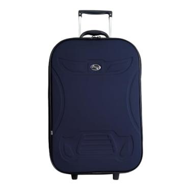 Imagem de Mala de viagem 23Kg para Despacho Forrada e Resistente (Azul)