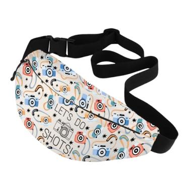 Imagem de CMNIM Bolsa de cintura para fotógrafos para amantes da fotografia Let's Do Shots bolsa transversal pochete fotógrafo presentes de agradecimento, 251022 Photography W, 14.9" x 6.2", Diversidade
