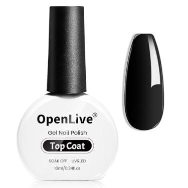 Imagem de OpenLive Esmalte Em Gel Sem Limpeza Gel Top Coat - 10Ml Esmalte Em Gel Transparente Brilhante Esmalte Em Gel De Alto Brilho Esmalte Em Gel De Longa Duração Esmalte Em Gel Para Manicure Unhas Soak Of