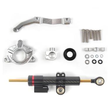 Imagem de Estabilizadores de amortecedor de direção Arashi com suporte para Kawasaki Z1000 2010-2013, controle de segurança de peças de acessórios de motocicleta