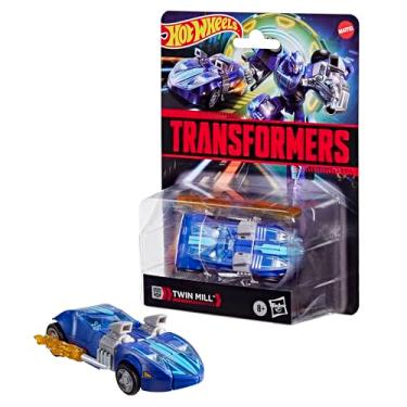 Imagem de Transformers Collaborative, Hot Wheels, figura descapotável de Twin Millä