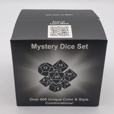 Imagem de Fantay North - Mystery Dice Blind Box - 1 Random Full Set of Acrylic, Resin or Metal Dice for Tabletop Games (TTRPGs) Like D&D and Pathfinder