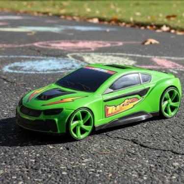 Imagem de Brinquedo Carrinho De Corrida Com Rodas Esportivas BS Turbo - Bs Toys (Verde)