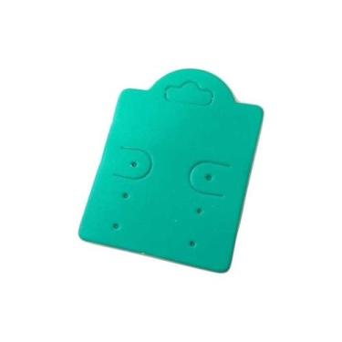 Imagem de Tag Cartela Para Brinco 200 Peças - Verde - Porto Geral Bijuterias