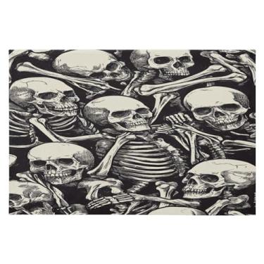 Imagem de CEBUGI Tapete de área 60 x 90 cm, macio, lavável, antiderrapante, com revestimento de borracha, para sala de estar, quarto, decoração de casa