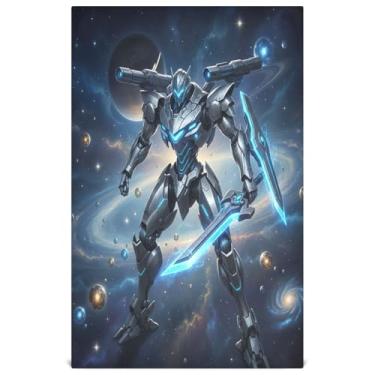 Imagem de Joisal Toalhas de prato rosa para cozinha decorativa guerreiro legal mecha chá toalha de mão panos de limpeza macios absorventes 45 x 71 cm, 4 pacotes com 4