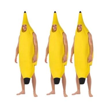 Imagem de Fantasia De Banana Para Crianças, Traje De Fruta, Roupas De Performanc