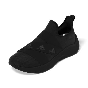 Imagem de adidas Tênis de corrida feminino Puremotion Adapt, Carbono/Branco/Preto, 40