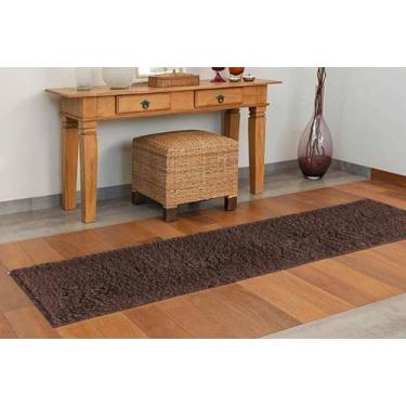 Imagem de Tapete silky 0,66 x 1,80 passadeira quarto sala escritorio super macio