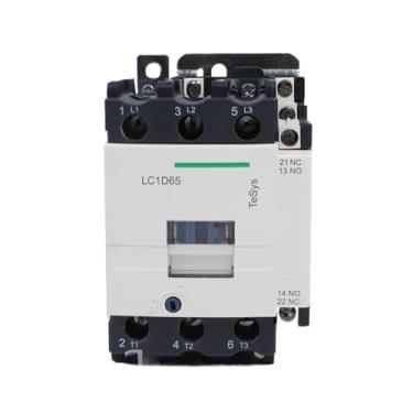 Imagem de LC1D65 Contator elétrico 3 ploe contatores - Controle de motor AC B7C F7C M7C AC24V-380V 65A 50/60HZ (LC1D65B7C 24V)