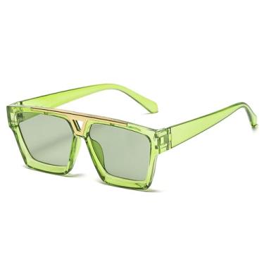 Imagem de Óculos de Sol UV400 - Cores Vibrantes, Tamanho Grande, Estampa de Leopardo, Lentes Degradê, para Homens e Mulheres, Ideal para Esportes ao Ar Livre, Corrida e Ciclismo, Verde Claro