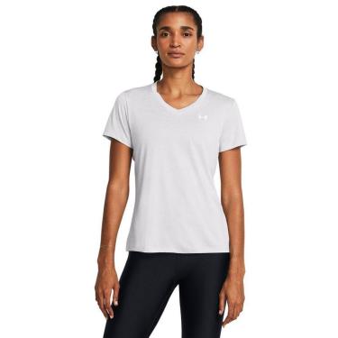 Imagem de Camiseta de Treino Under Armour Tech Twist Feminina GG Roxo-Feminino