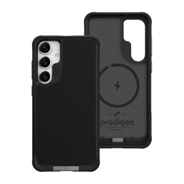 Imagem de Prodigee Equilíbrio para Samsung Galaxy S25 Series, compatível com MagSafe, fino e resistente, proteção de nível militar, suporte embutido (equilíbrio: preto, Samsung S25 Plus (6,7))