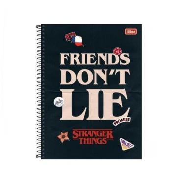 Imagem de Caderno Stranger Things 1 Matéria 80 Folhas Tilibra 02, Stranger thing