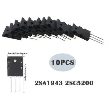 Imagem de Pares De Transistores De Alta Potência 2SA1943 2SC5200 TO-3PL PNP NPN 
