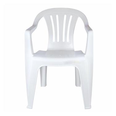 Imagem de Cadeira Poltrona Plástica Empilhavel Reforçada 182kg Mor