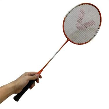 Imagem de Kit 4 Raquetes E 3 Petecas Em Nylon Badminton Vb004 Vollo Indicado Ini