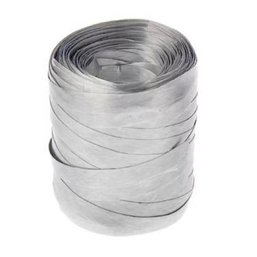 Imagem de Fitilho Decorativo Embrulho Presente 5Mmx50M Prata C/10 - Em Festa Cri