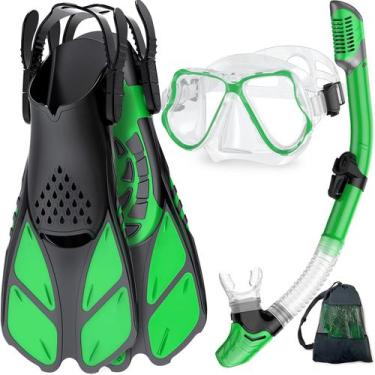 Imagem de Set de Equipo de Snorkel Zenoplige: Máscara, Aletas y Tubo para Adulto