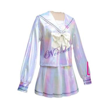 Imagem de Fantasia De Cosplay De Anime JK Para Tamanhos Grandes Com Peruca E Sai