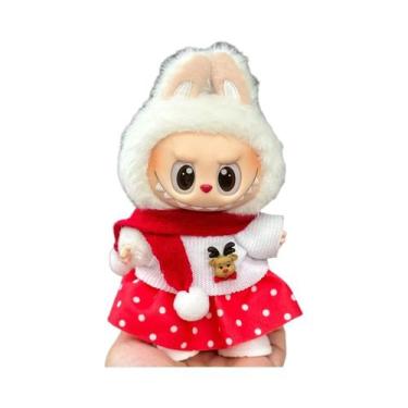 Imagem de Conjunto De Natal Labubu Com Roupa Vermelha Para Bonecas V1 V2 V3 - Pr