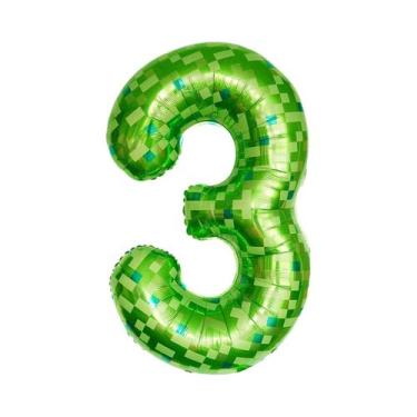 Imagem de Balões Gigantes Verdes De 40 Polegadas Com Números De 0 a 9 Para Decor
