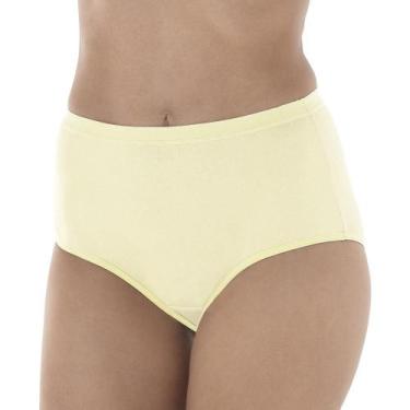 Imagem de Calcinha Clássica DeMillus 57115 - 100% Algodão, Amarelo bebê, G