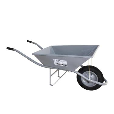 Imagem de Carrinho de Mão Esfera Extra Forte 60 Litros CH16 Cinza, com Pneu Câmara 3,25X8