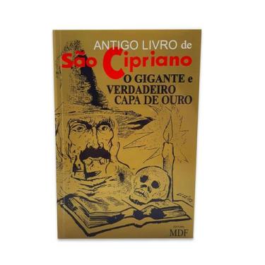 Imagem de Antigo Livro São Cipriano o gigante verdadeiro Capa de Ouro - Flash