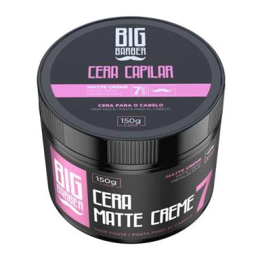Imagem de Cera Capilar Big Barber 150g Level 7 Matte Creme Profissional