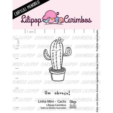 Imagem de Carimbo Mini Cacto - Cod 31000057 - 01 Unidade - Lilipop Carimbos - Ri