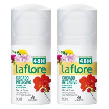 Imagem de 2UN Desodorante La Flore Roll On Flor de Fresia 50ml Davene