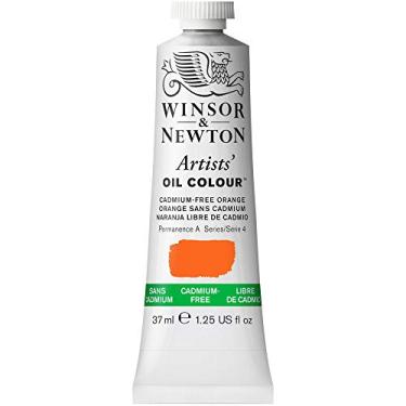Imagem de Winsor & Newton Cor de óleo para artistas, tubo de 37 ml, laranja sem cádmio