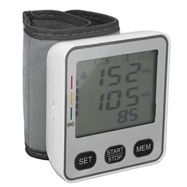 Imagem de Monitor de pressão arterial, display LCD preciso de esfigmomanômetro digital automático de operação simples para viagens em casa