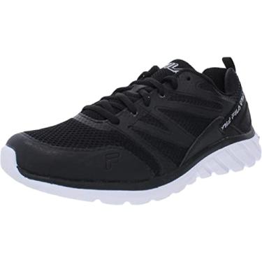 Imagem de Fila Womens Memory Cryptonic 7 Performance Running Shoes Black 9.5 Medium (B,M)
