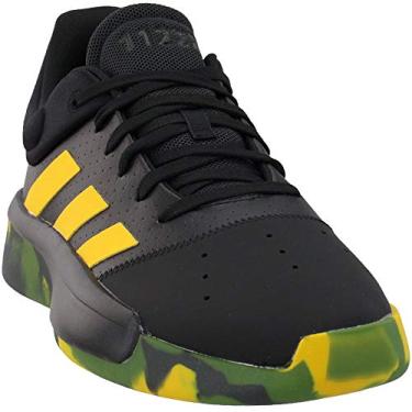 Imagem de adidas Men's Pro Adversary 2019 Basketball CoreBlack/ActiveGold/LegendEarth 12