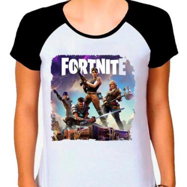 Imagem de Camiseta Fortnite Battle Royale 6 Feminina - Design Camisetas