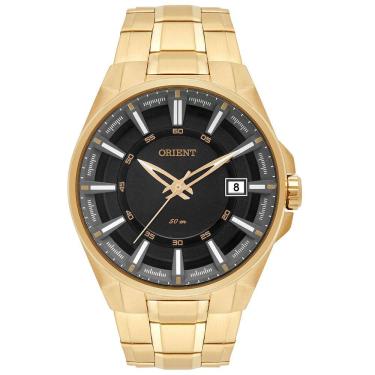 Imagem de Relógio ORIENT masculino analógico dourado MGSS1143 P1KX